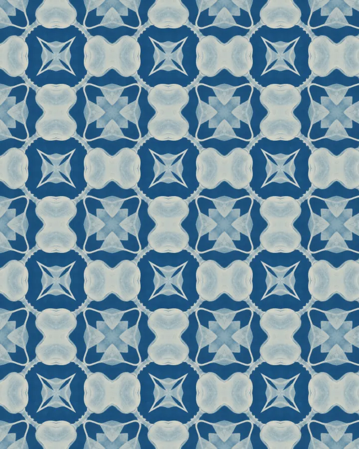 The sample photo made with Kaleidoscope.