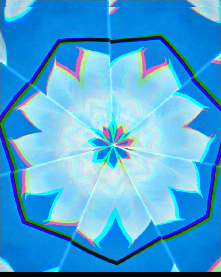 Kaleidoscope result made from the bundled sample