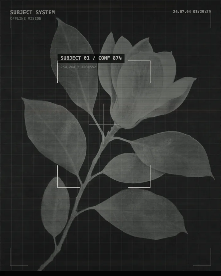 Surveillance Aesthetic result made from the bundled sample